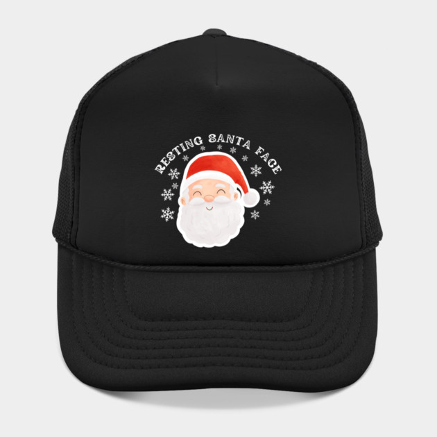 Cozy Jolly Santa Face with Snowflakes — Cute Holiday Humor by Creatifly Graphic Tees