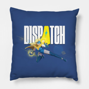 Dispatch Game Logo Blonde Blazer Pillow