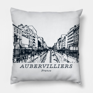Aubervilliers - France Pillow
