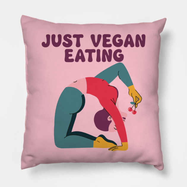 Just Vegan Eating Pillow by enrynz
