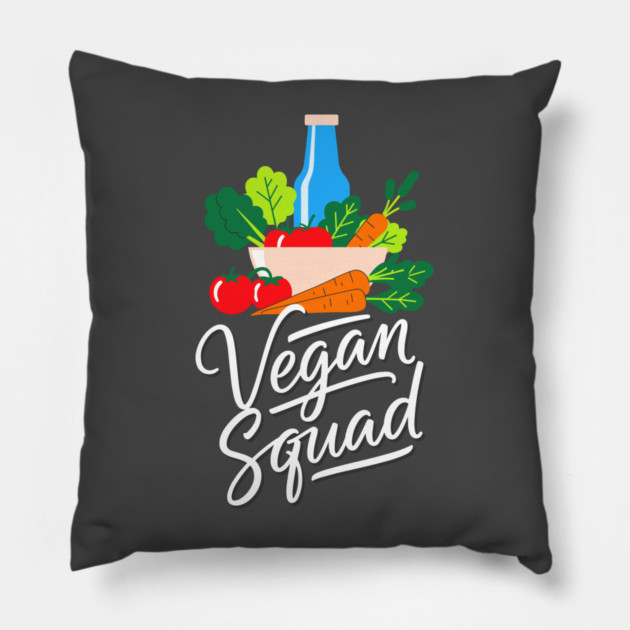 Vegan Squad Pillow by enrynz