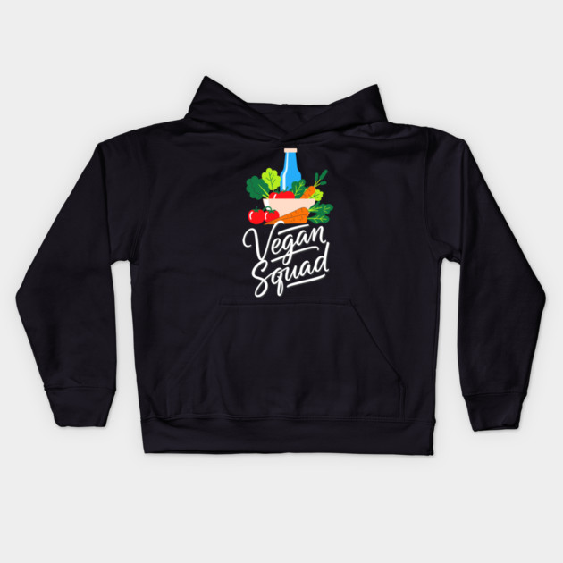 Vegan Squad Kids Hoodie by enrynz