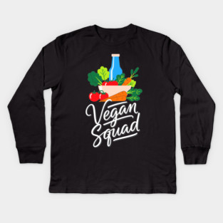 Vegan Squad Kids Long Sleeve T-Shirt