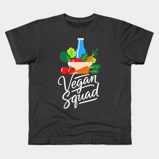 Vegan Squad Kids T-Shirt by enrynz