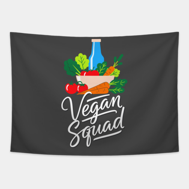 Vegan Squad Tapestry by enrynz