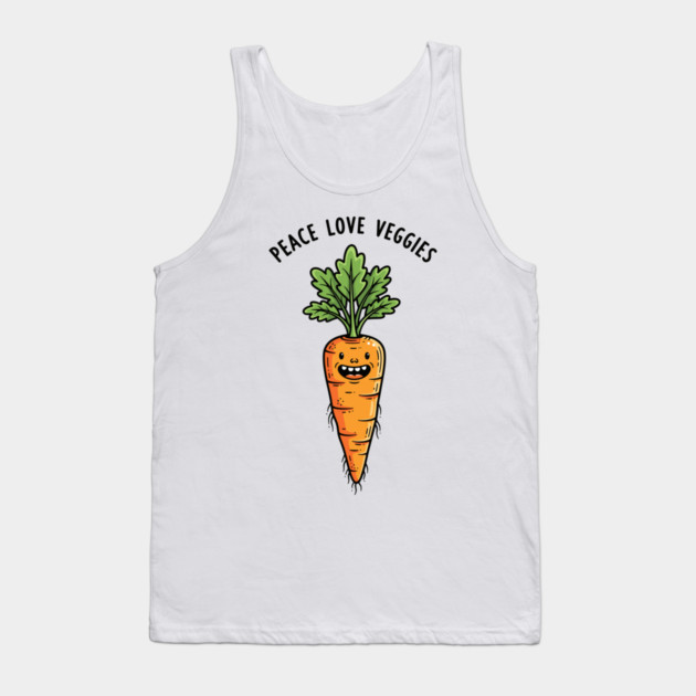 Peace Love Veggies Tank Top by enrynz