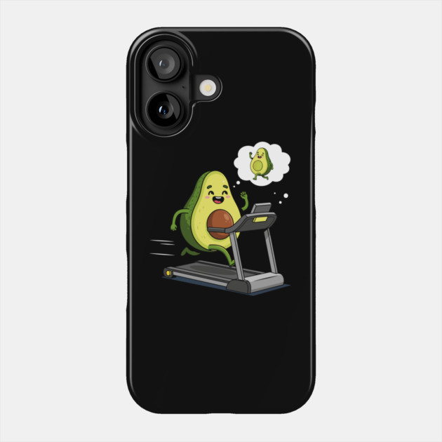 Avocado's Fitness Frenzy Phone Case by enrynz