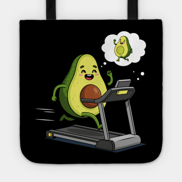 Avocado's Fitness Frenzy Tote by enrynz