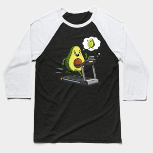 Avocado's Fitness Frenzy Baseball T-Shirt