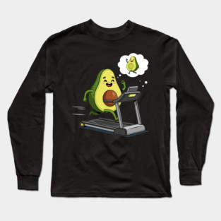 Avocado's Fitness Frenzy Long Sleeve T-Shirt