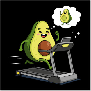 Avocado's Fitness Frenzy Posters and Art