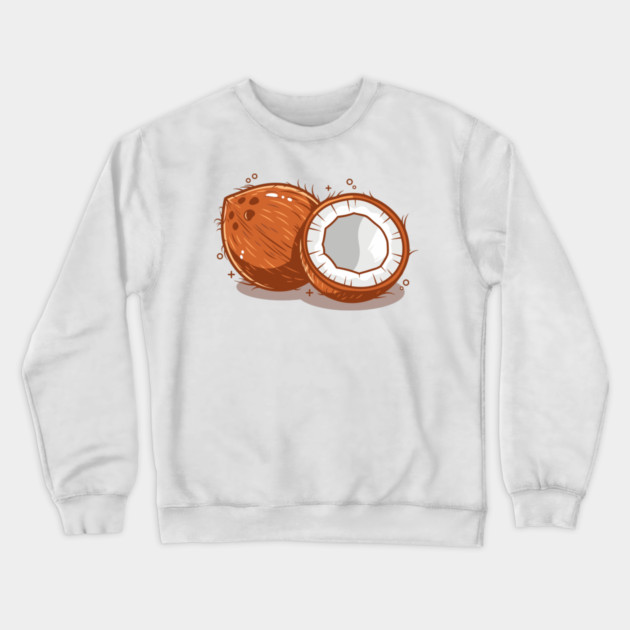 Coconut Fun Crewneck Sweatshirt by enrynz