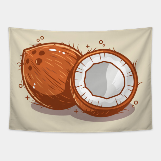Coconut Fun Tapestry by enrynz