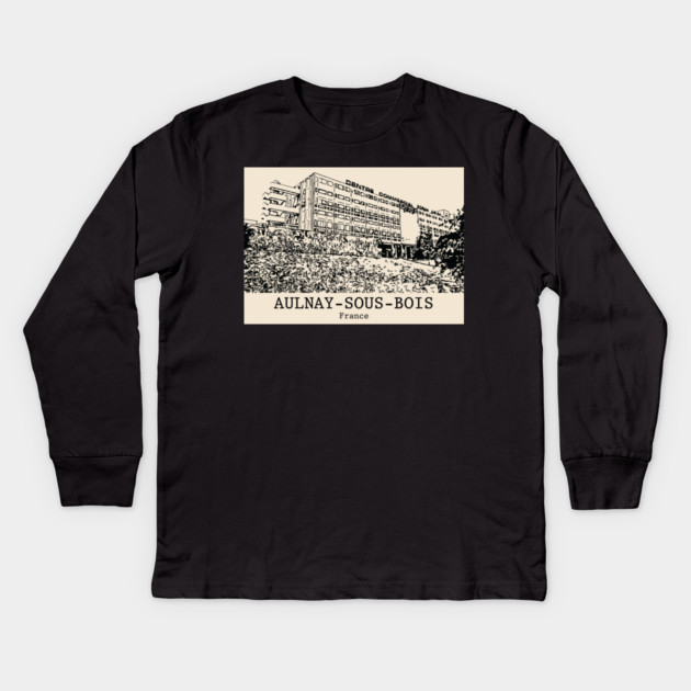 Aulnay-sous-Bois - France Kids Long Sleeve T-Shirt by Lakeric