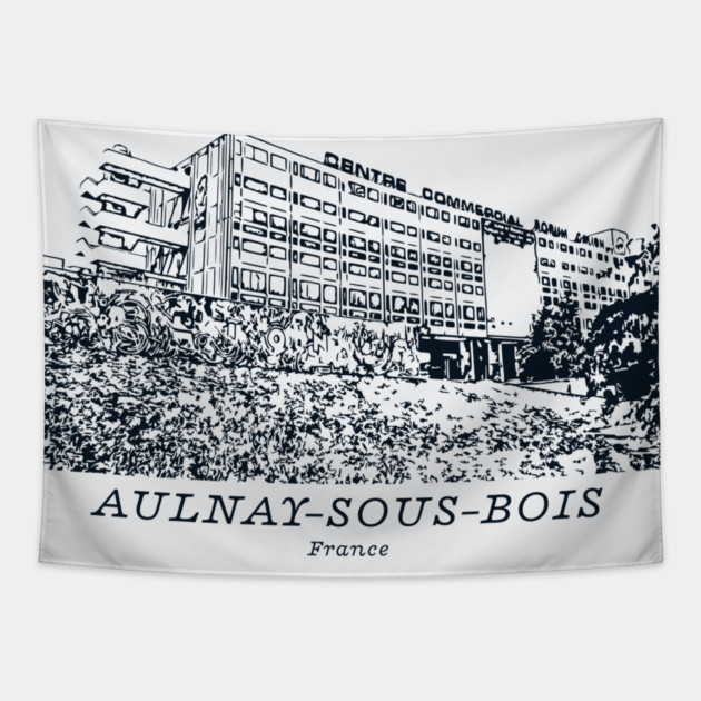 Aulnay-sous-Bois - France Tapestry by Lakeric