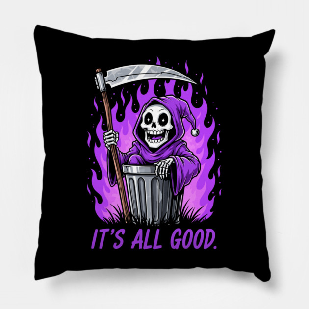 It's All Good Pillow by enrynz