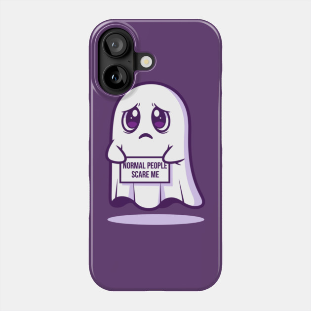 Normal People Scare Me Phone Case by enrynz