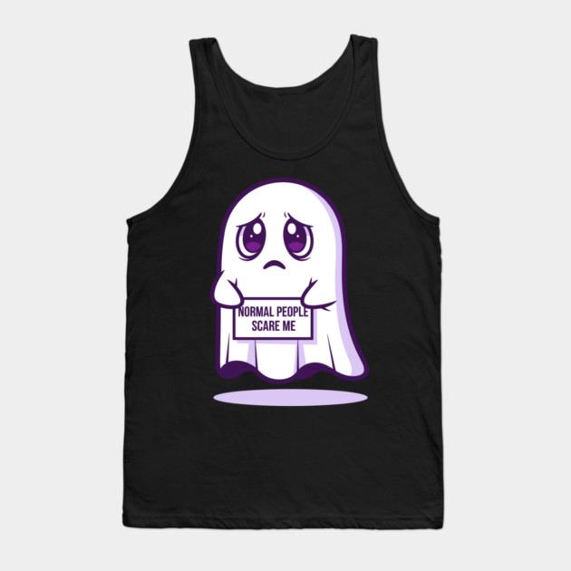 Normal People Scare Me Tank Top by enrynz