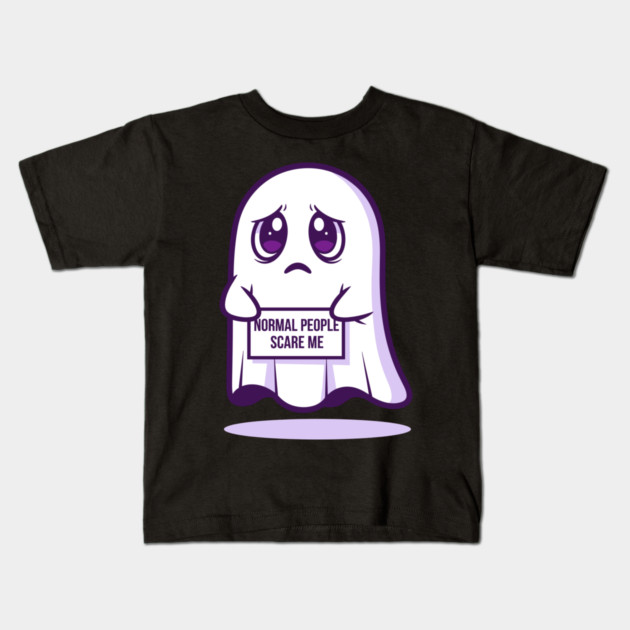 Normal People Scare Me Kids T-Shirt by enrynz