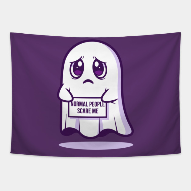 Normal People Scare Me Tapestry by enrynz