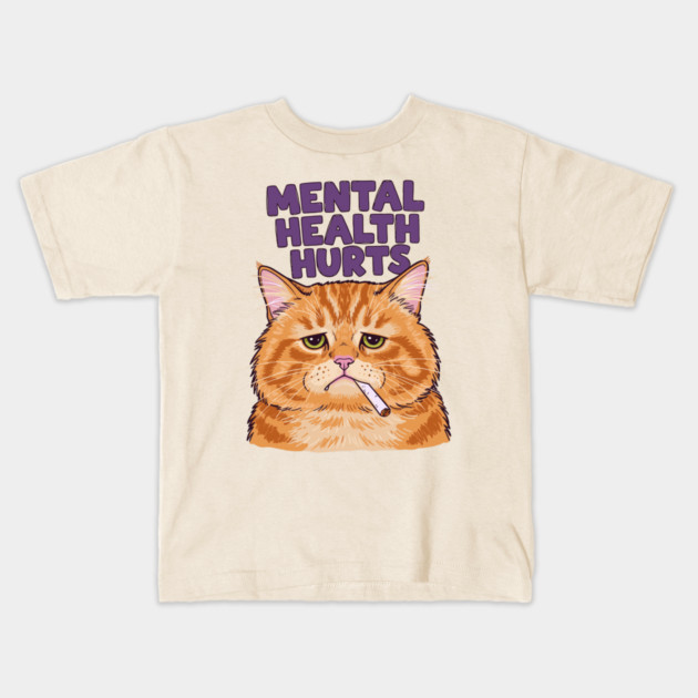 Mental Health Hurts Kids T-Shirt by enrynz