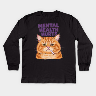 Mental Health Hurts Kids Long Sleeve T-Shirt
