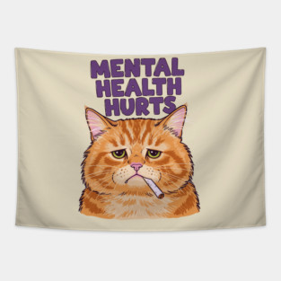 Mental Health Hurts Tapestry