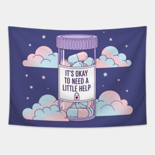It's Okay To Need Help Tapestry