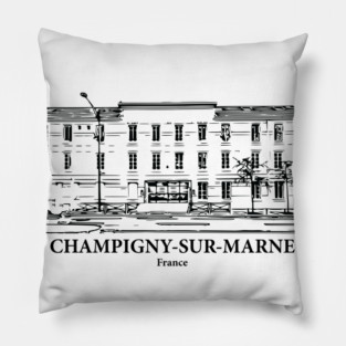 Champigny-sur-Marne - France Pillow