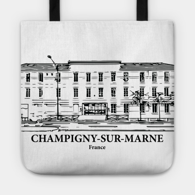 Champigny-sur-Marne - France Tote by Lakeric