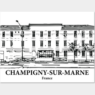 Champigny-sur-Marne - France Posters and Art