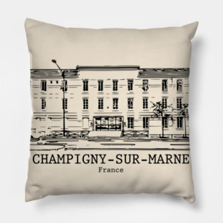 Champigny-sur-Marne - France Pillow