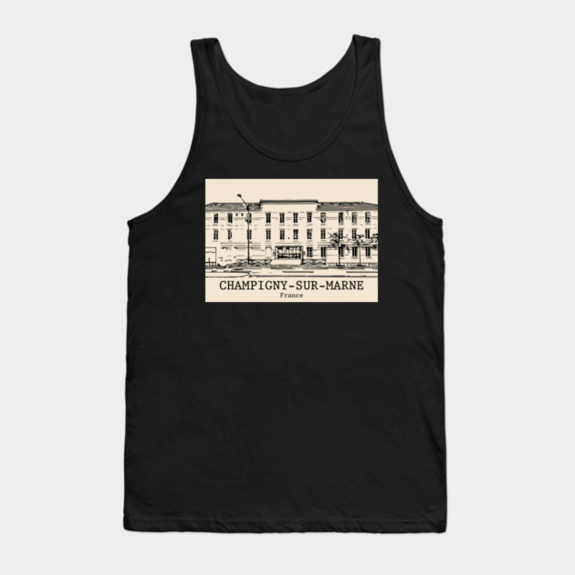 Champigny-sur-Marne - France Tank Top by Lakeric