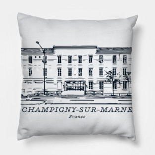 Champigny-sur-Marne - France Pillow