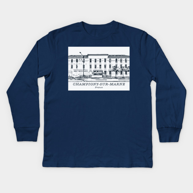 Champigny-sur-Marne - France Kids Long Sleeve T-Shirt by Lakeric