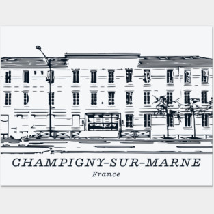 Champigny-sur-Marne - France Posters and Art