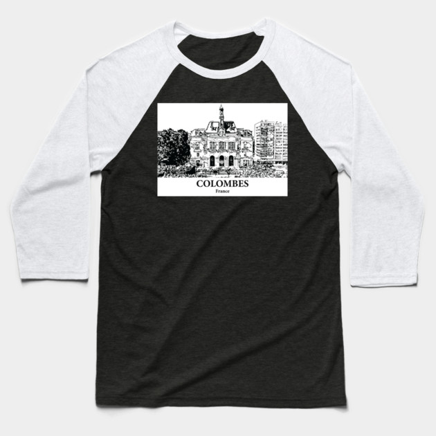 Colombes - France Baseball T-Shirt by Lakeric