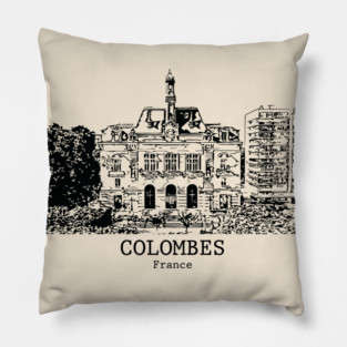 Colombes - France Pillow