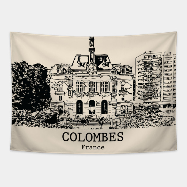 Colombes - France Tapestry by Lakeric