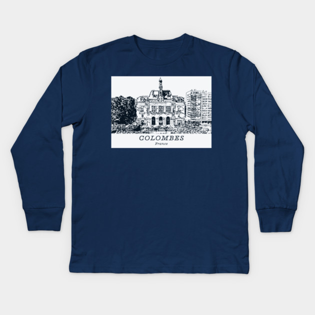 Colombes - France Kids Long Sleeve T-Shirt by Lakeric