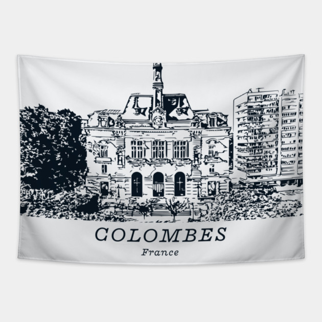 Colombes - France Tapestry by Lakeric