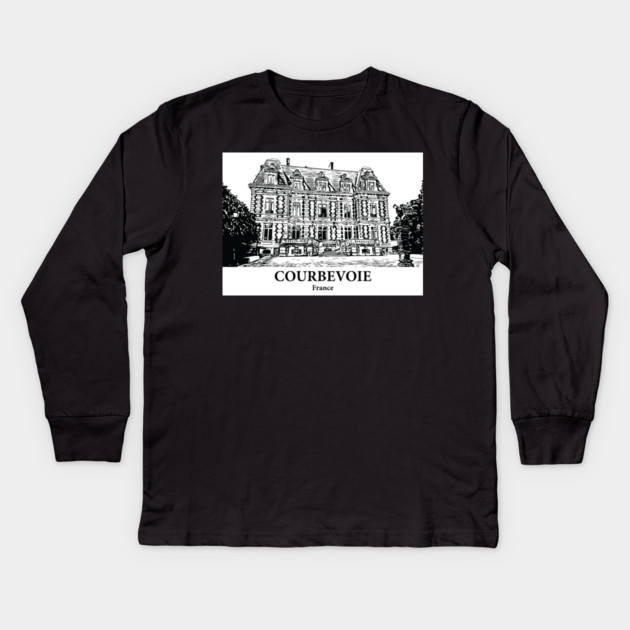 Courbevoie - France Kids Long Sleeve T-Shirt by Lakeric