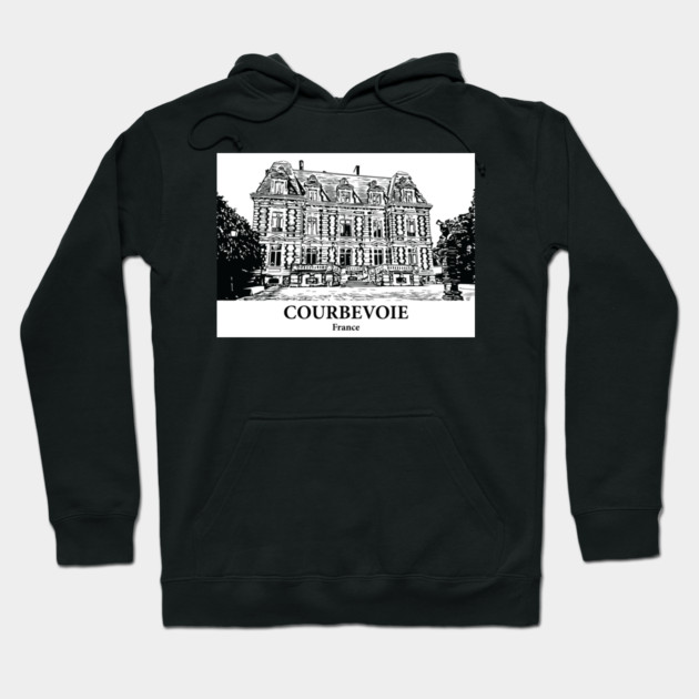 Courbevoie - France Hoodie by Lakeric