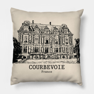 Courbevoie - France Pillow