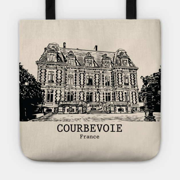 Courbevoie - France Tote by Lakeric
