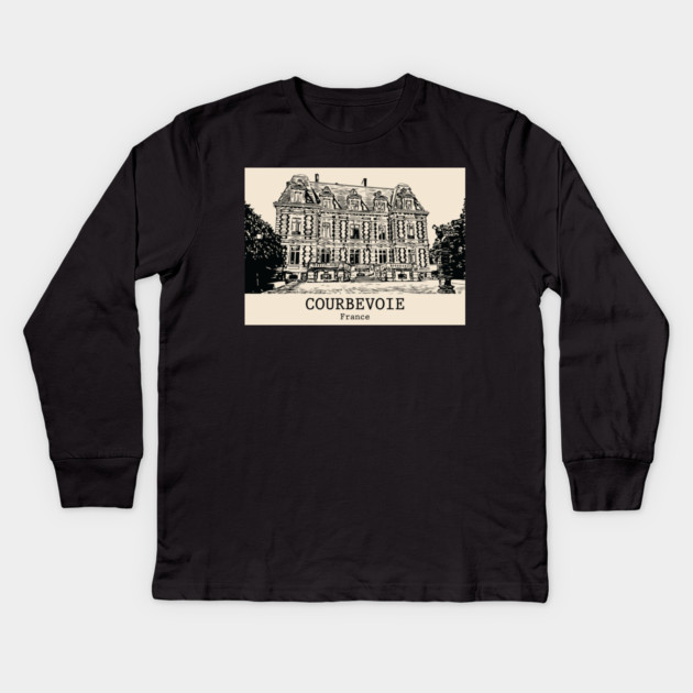 Courbevoie - France Kids Long Sleeve T-Shirt by Lakeric