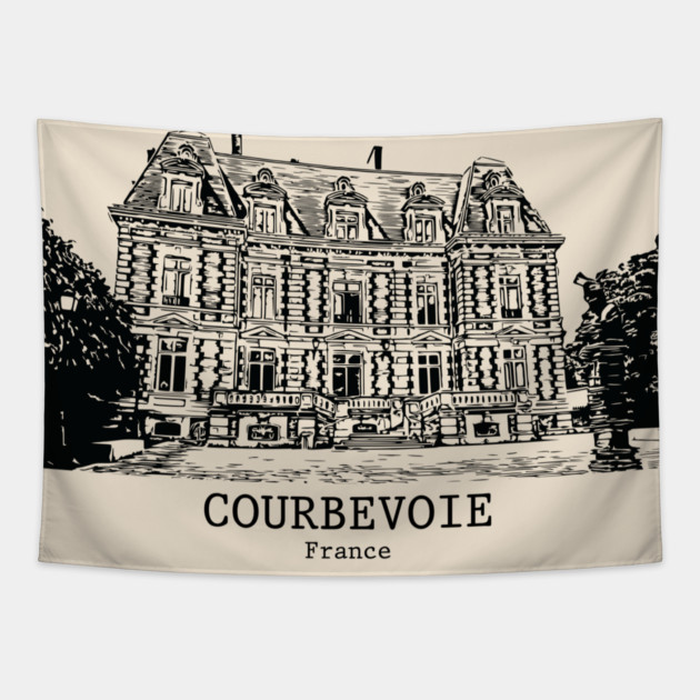 Courbevoie - France Tapestry by Lakeric