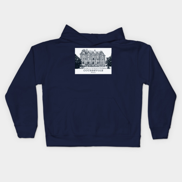 Courbevoie - France Kids Hoodie by Lakeric