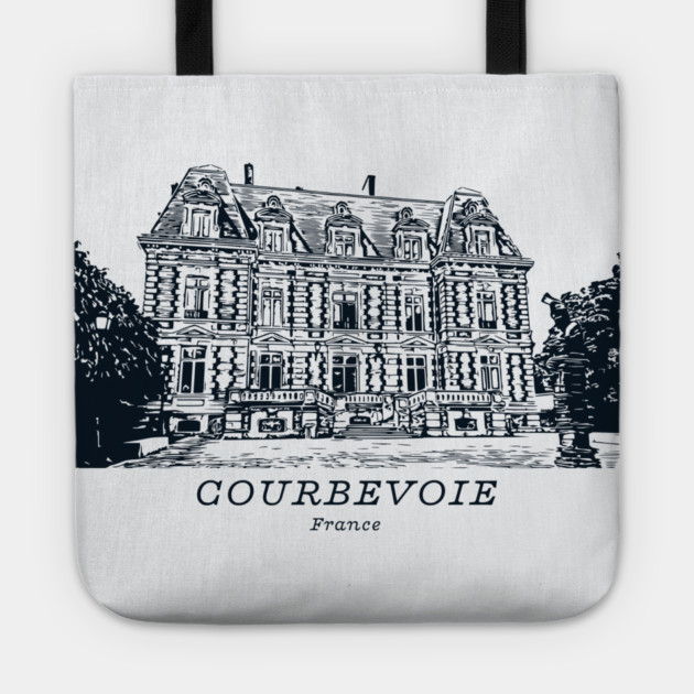 Courbevoie - France Tote by Lakeric