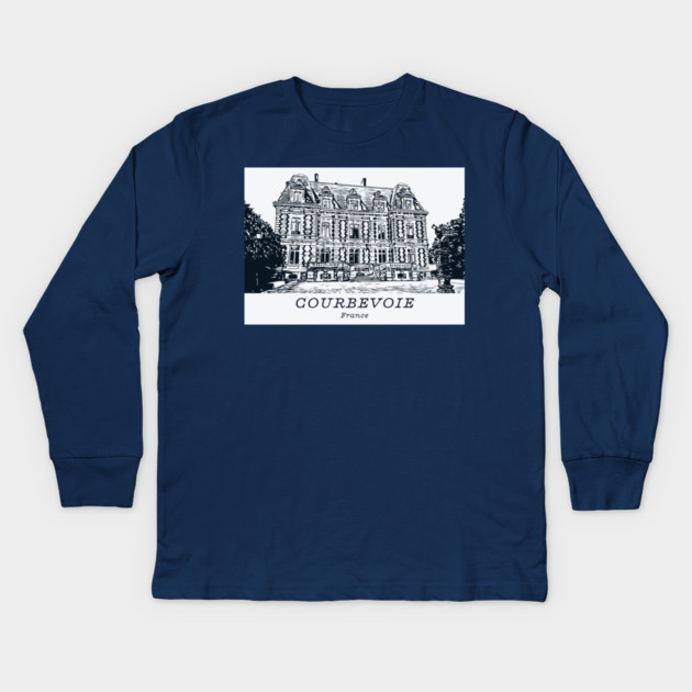 Courbevoie - France Kids Long Sleeve T-Shirt by Lakeric